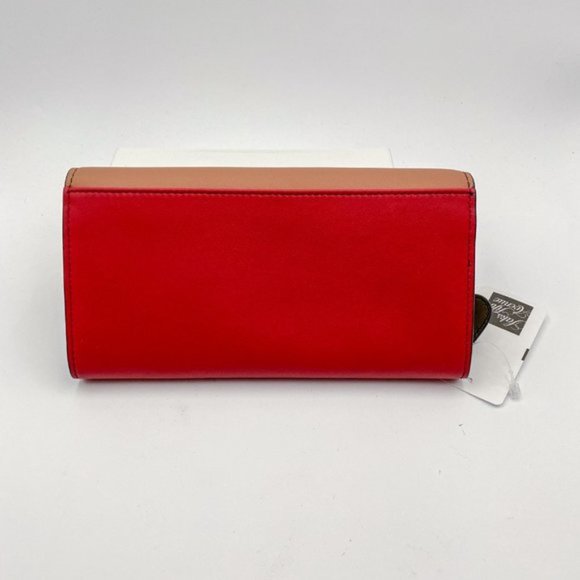 Bottega Veneta Rose Colorblock Continental Wallet - Picture 4 of 10